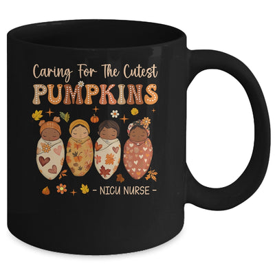 Caring For The Cutest Pumpkins NICU Nurse Thanksgiving Women Mug | teecentury