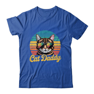 Cat Daddy Retro 70s 80s Funny Black Cat Dad Men Fathers Day Shirt & Hoodie | teecentury