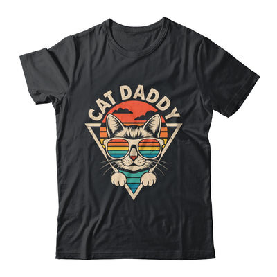 Cat Daddy Retro Sunglasses Cat Fur Dad Papa Vintage Cat Dad Shirt & Hoodie | teecentury