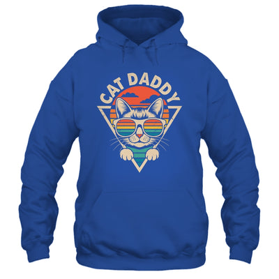 Cat Daddy Retro Sunglasses Cat Fur Dad Papa Vintage Cat Dad Shirt & Hoodie | teecentury