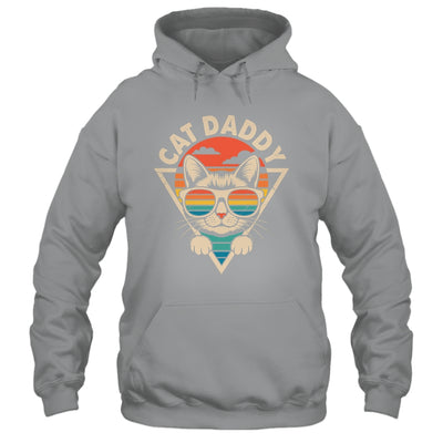 Cat Daddy Retro Sunglasses Cat Fur Dad Papa Vintage Cat Dad Shirt & Hoodie | teecentury