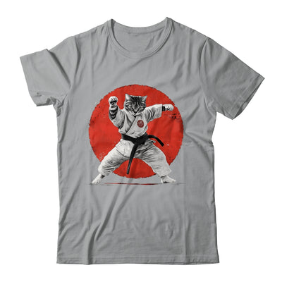 Cat Karate Judo Japan Japanese Flag Funny Kung Fu Fighting Shirt & Hoodie | teecentury