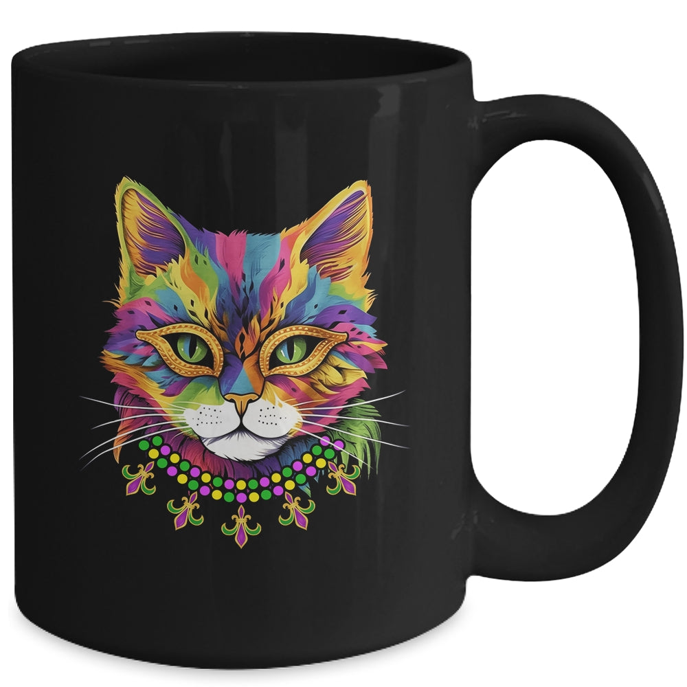 Cat Mardi Gras Outfit Costume For Men Women Girl Mug | teecentury