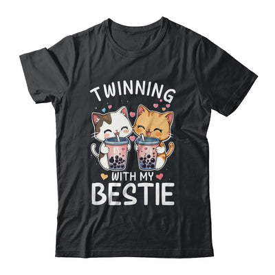 Cat Twinning With My Bestie Friends Spirit Week Girls Kids Shirt & Tank Top | teecentury
