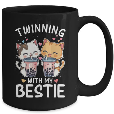 Cat Twinning With My Bestie Friends Spirit Week Girls Kids Mug | teecentury