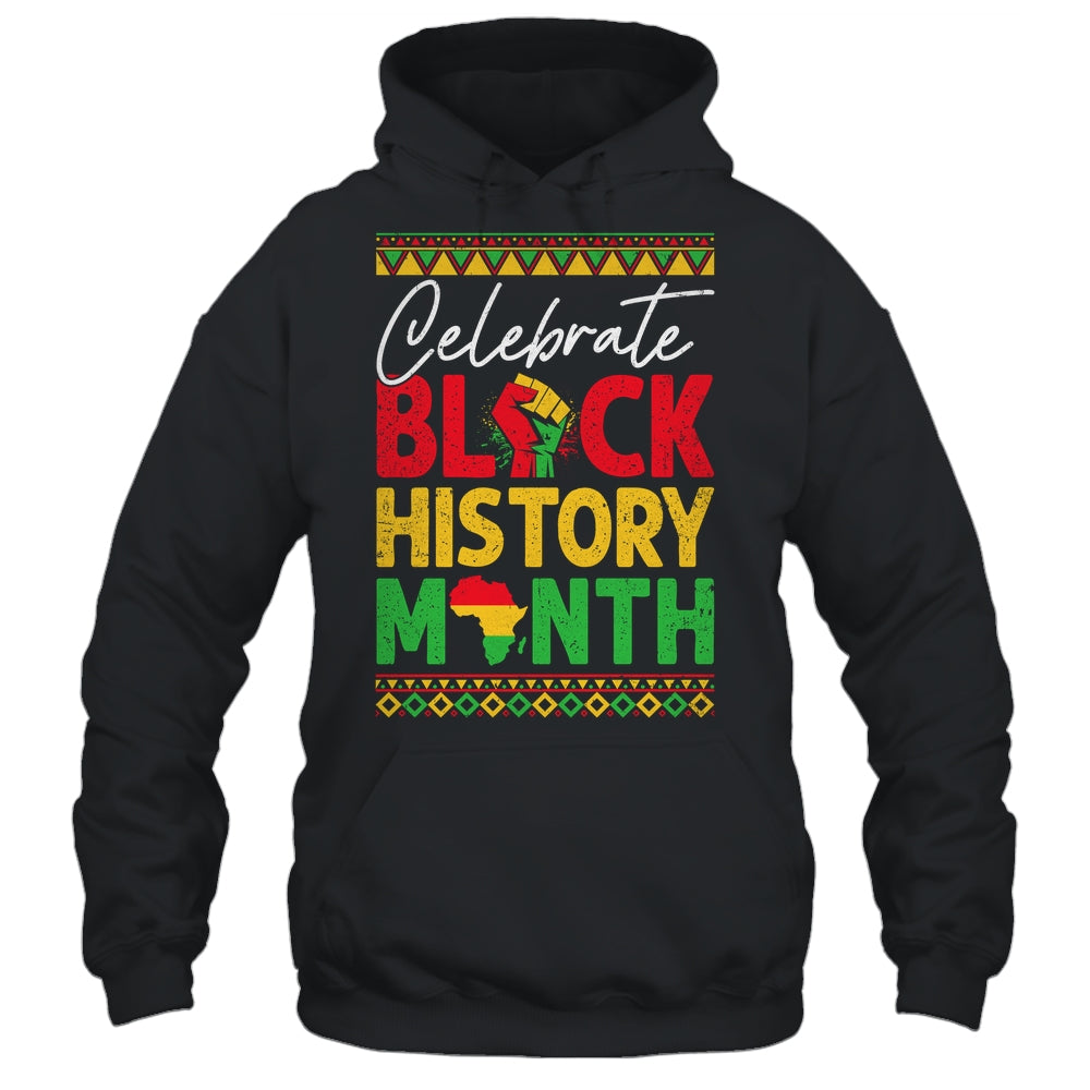 Celebrate Black History Month African For Men Women Kids Shirt & Hoodie | teecentury