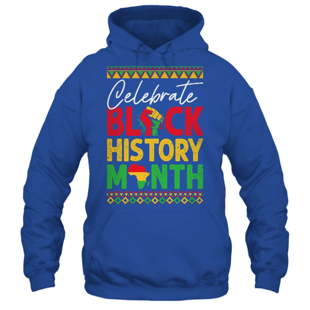Celebrate Black History Month African For Men Women Kids Shirt & Hoodie | teecentury