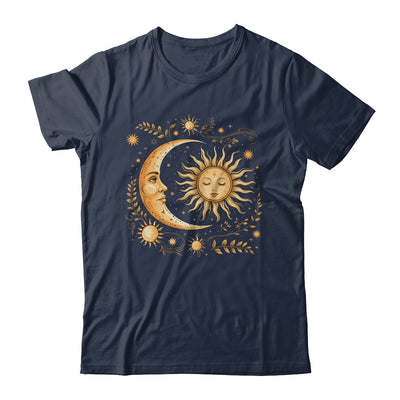 Celestial Sun Moon Flower Astrology Moon Phases Mystical Shirt & Tank Top | teecentury