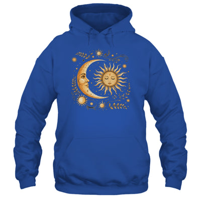 Celestial Sun Moon Flower Astrology Moon Phases Mystical Shirt & Tank Top | teecentury