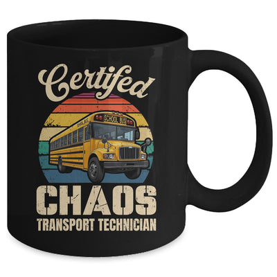 Certified School Bus Driver Art Men Women School Bus Funny Mug | teecentury