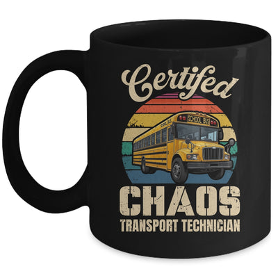 Certified School Bus Driver Art Men Women School Bus Funny Mug | teecentury