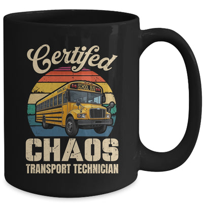 Certified School Bus Driver Art Men Women School Bus Funny Mug | teecentury