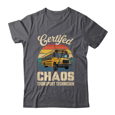 Certified School Bus Driver Art Men Women School Bus Funny Shirt & Hoodie | teecentury
