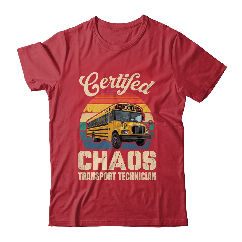 Certified School Bus Driver Art Men Women School Bus Funny Shirt & Hoodie | teecentury