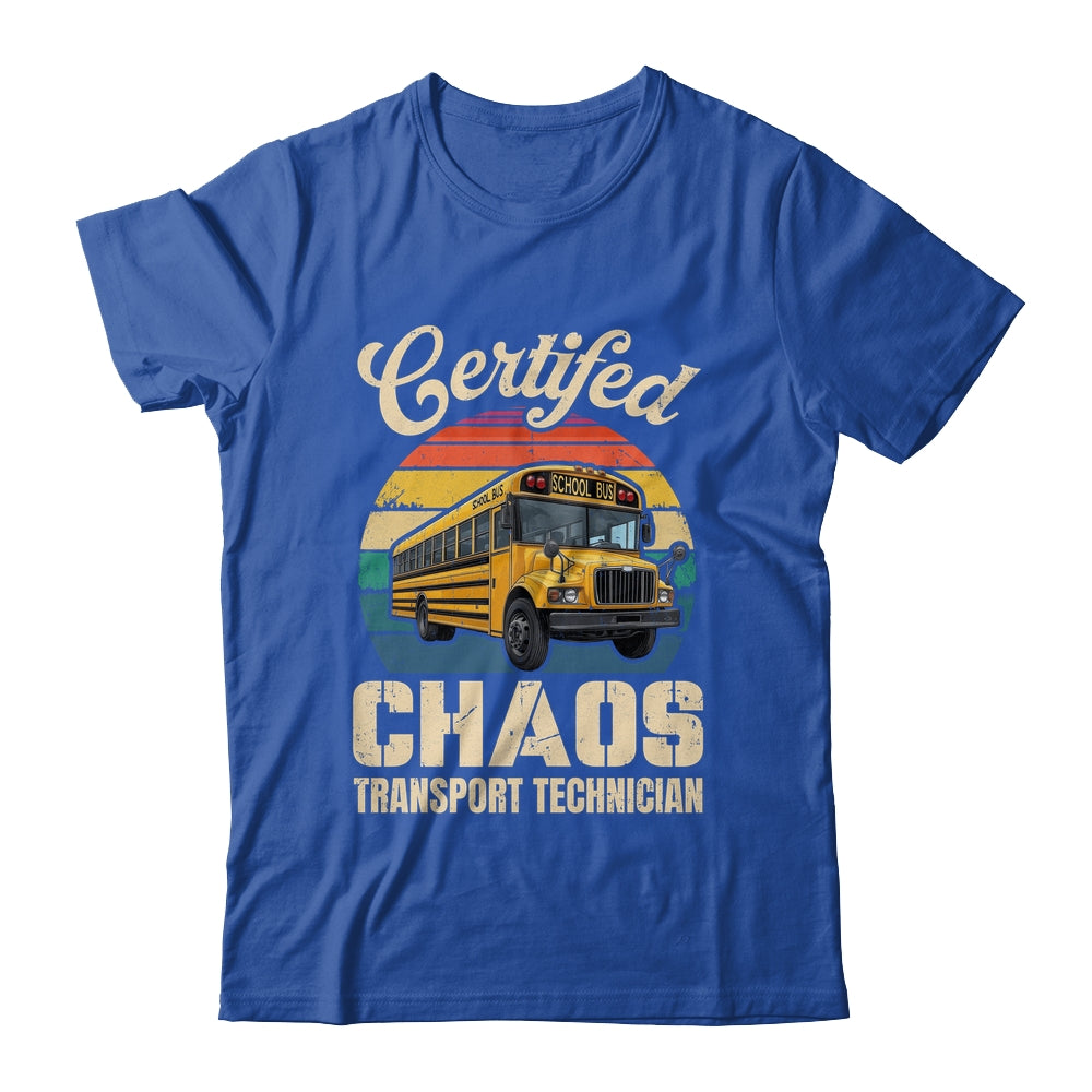 Certified School Bus Driver Art Men Women School Bus Funny Shirt & Hoodie | teecentury