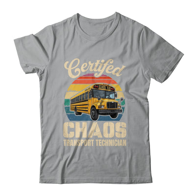 Certified School Bus Driver Art Men Women School Bus Funny Shirt & Hoodie | teecentury