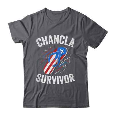 Chancla Survivor Puerto Rican Puerto Rico Funny Boricua Joke Shirt & Tank Top | teecentury
