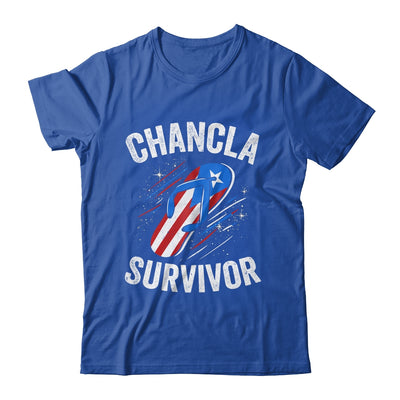 Chancla Survivor Puerto Rican Puerto Rico Funny Boricua Joke Shirt & Tank Top | teecentury