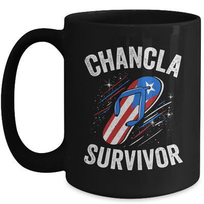 Chancla Survivor Puerto Rican Puerto Rico Funny Boricua Joke Mug | teecentury