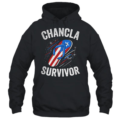 Chancla Survivor Puerto Rican Puerto Rico Funny Boricua Joke Shirt & Tank Top | teecentury