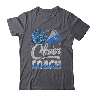 Cheer Coach Funny Cheerleader Cheerleading Blue Women Girl Shirt & Tank Top | teecentury