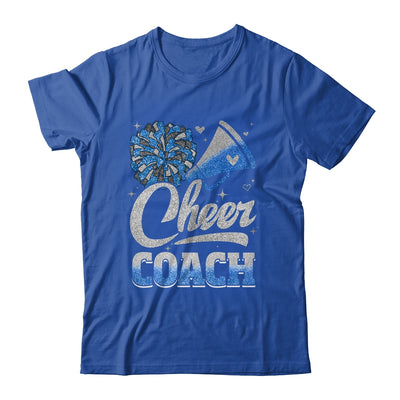 Cheer Coach Funny Cheerleader Cheerleading Blue Women Girl Shirt & Tank Top | teecentury