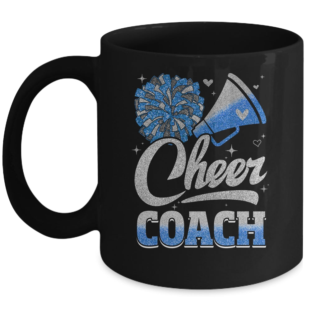 Cheer Coach Funny Cheerleader Cheerleading Blue Women Girl Mug | teecentury