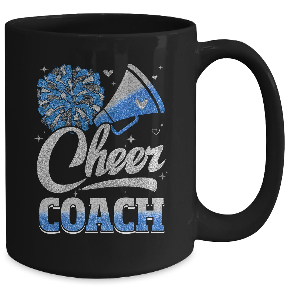 Cheer Coach Funny Cheerleader Cheerleading Blue Women Girl Mug | teecentury
