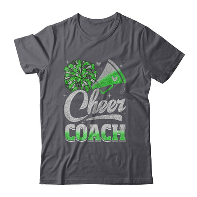 Cheer Coach Funny Cheerleader Cheerleading Green Women Girl Shirt & Tank Top | teecentury