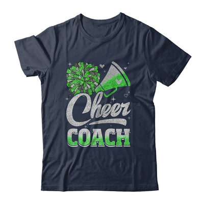 Cheer Coach Funny Cheerleader Cheerleading Green Women Girl Shirt & Tank Top | teecentury