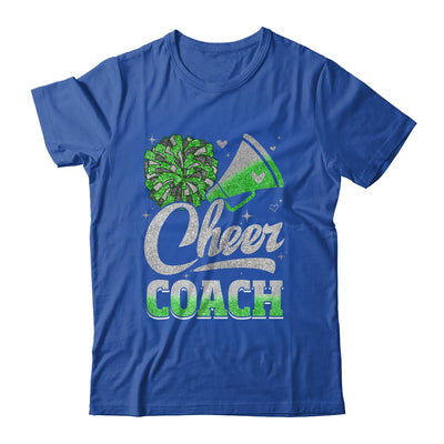 Cheer Coach Funny Cheerleader Cheerleading Green Women Girl Shirt & Tank Top | teecentury