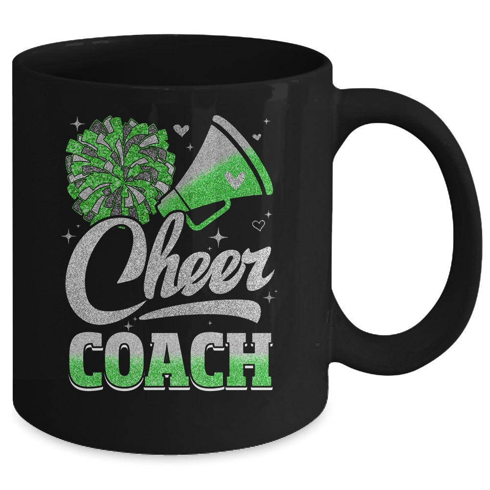 Cheer Coach Funny Cheerleader Cheerleading Green Women Girl Mug | teecentury