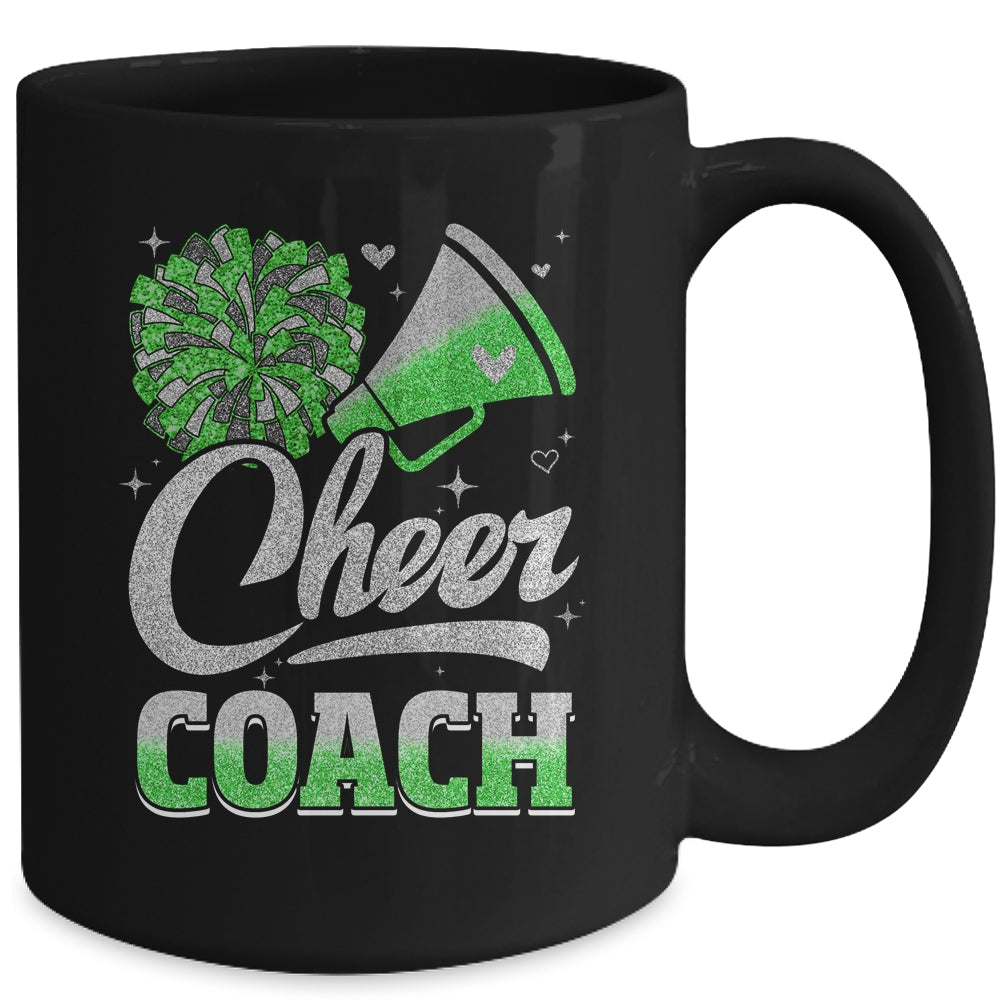 Cheer Coach Funny Cheerleader Cheerleading Green Women Girl Mug | teecentury