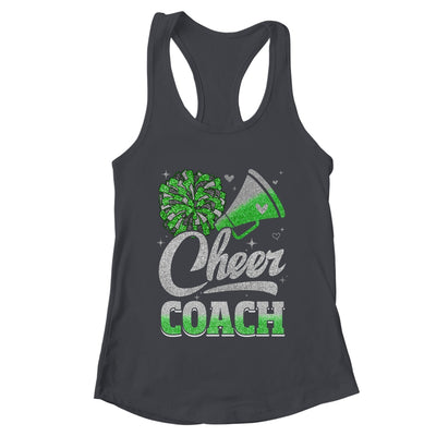 Cheer Coach Funny Cheerleader Cheerleading Green Women Girl Shirt & Tank Top | teecentury
