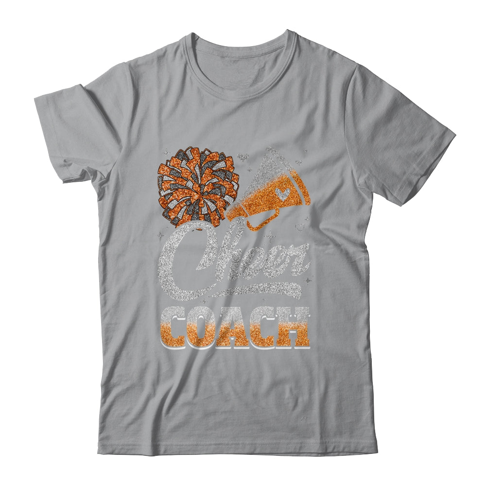 Cheer Coach Funny Cheerleader Cheerleading Orange Women Girl Shirt & Tank Top | teecentury