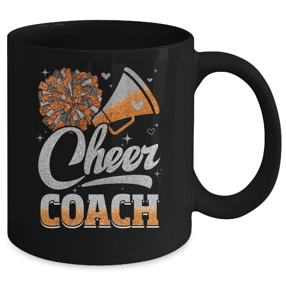 Cheer Coach Funny Cheerleader Cheerleading Orange Women Girl Mug | teecentury