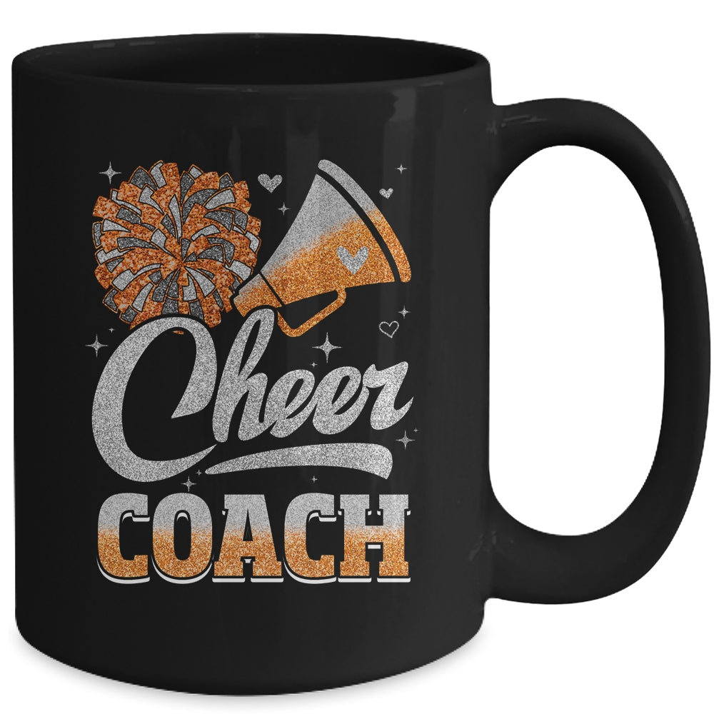 Cheer Coach Funny Cheerleader Cheerleading Orange Women Girl Mug | teecentury