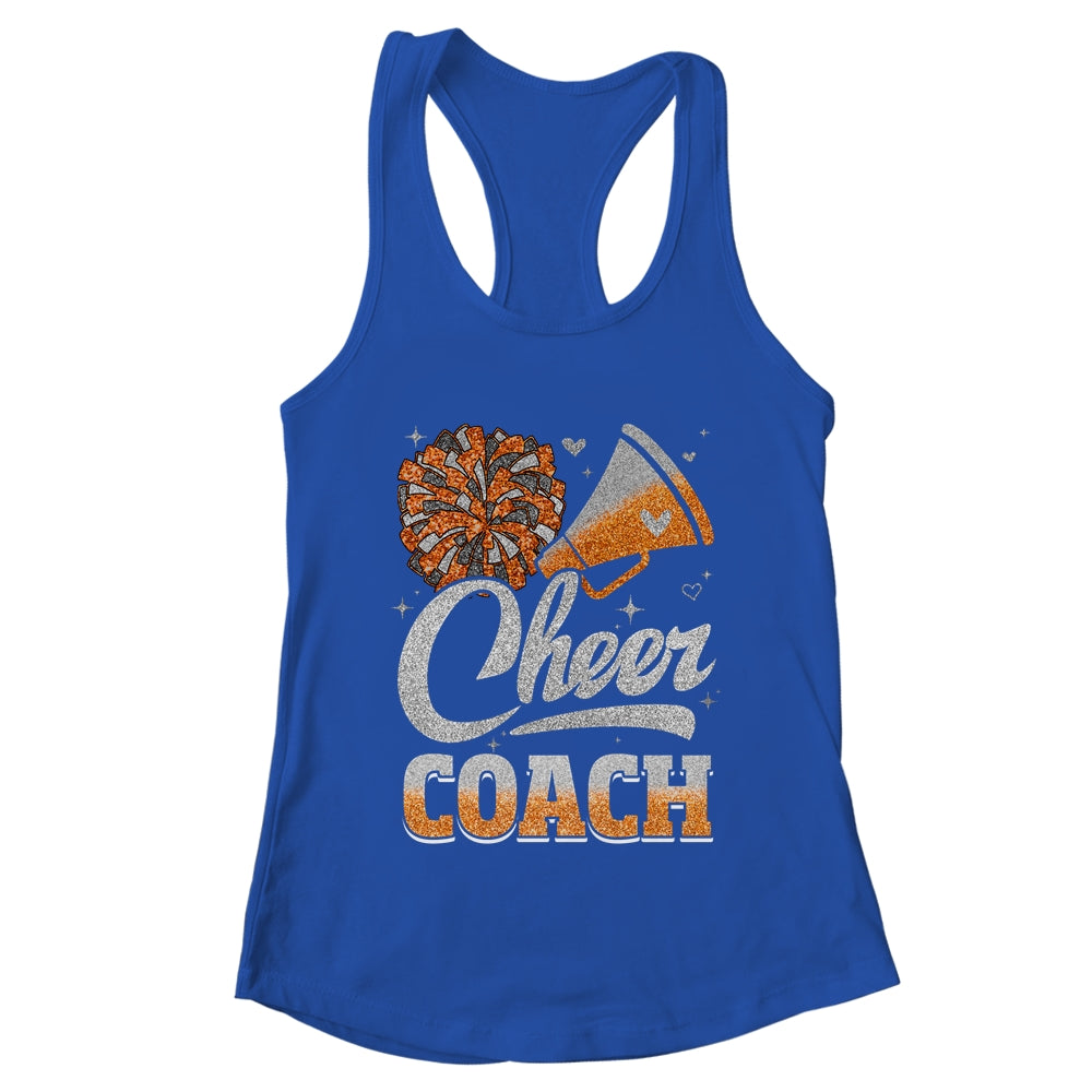 Cheer Coach Funny Cheerleader Cheerleading Orange Women Girl Shirt & Tank Top | teecentury