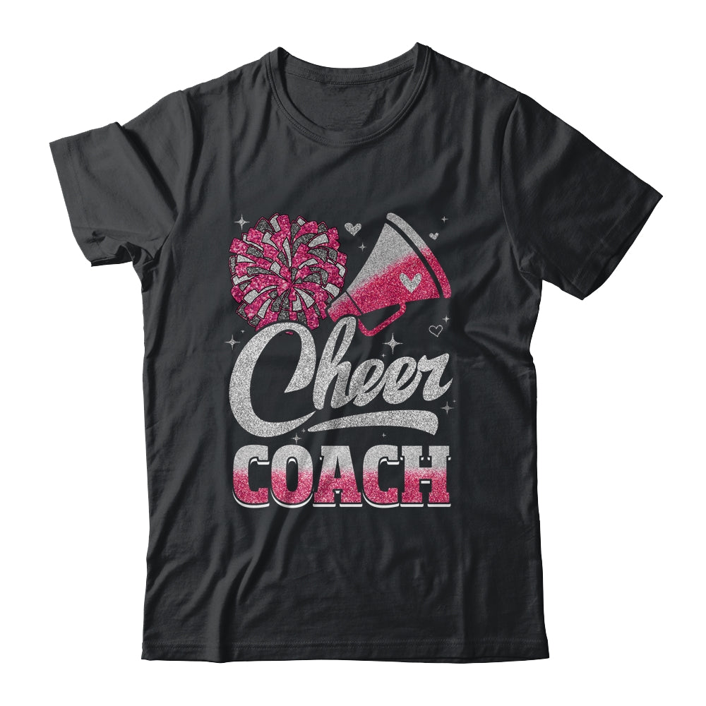 Cheer Coach Funny Cheerleader Cheerleading Pink Women Girl Shirt & Tank Top | teecentury