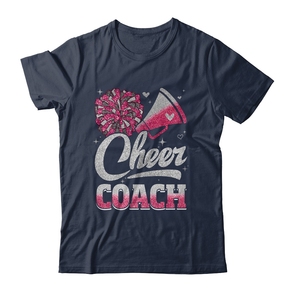 Cheer Coach Funny Cheerleader Cheerleading Pink Women Girl Shirt & Tank Top | teecentury