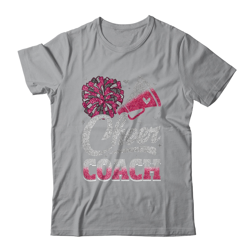 Cheer Coach Funny Cheerleader Cheerleading Pink Women Girl Shirt & Tank Top | teecentury