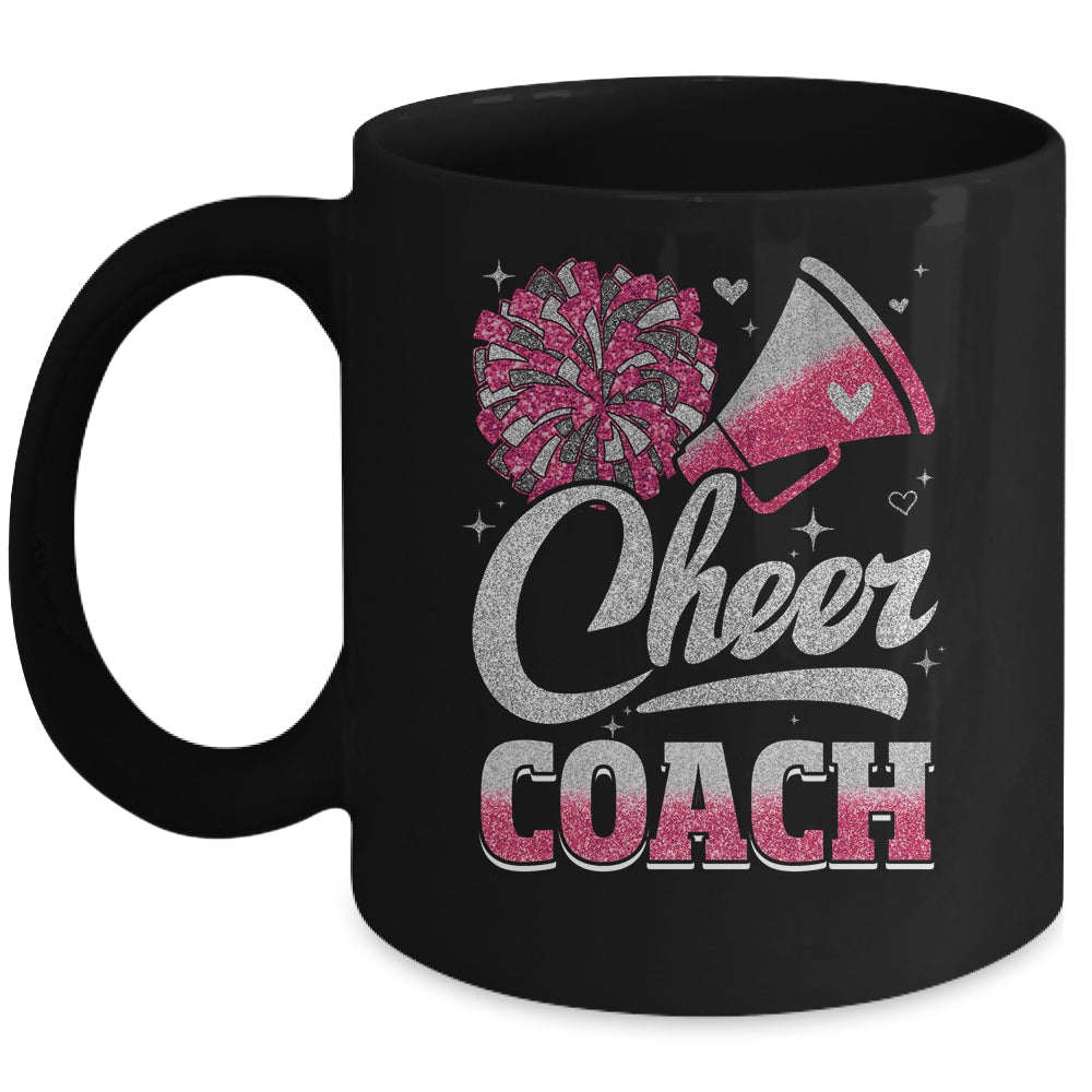 Cheer Coach Funny Cheerleader Cheerleading Pink Women Girl Mug | teecentury