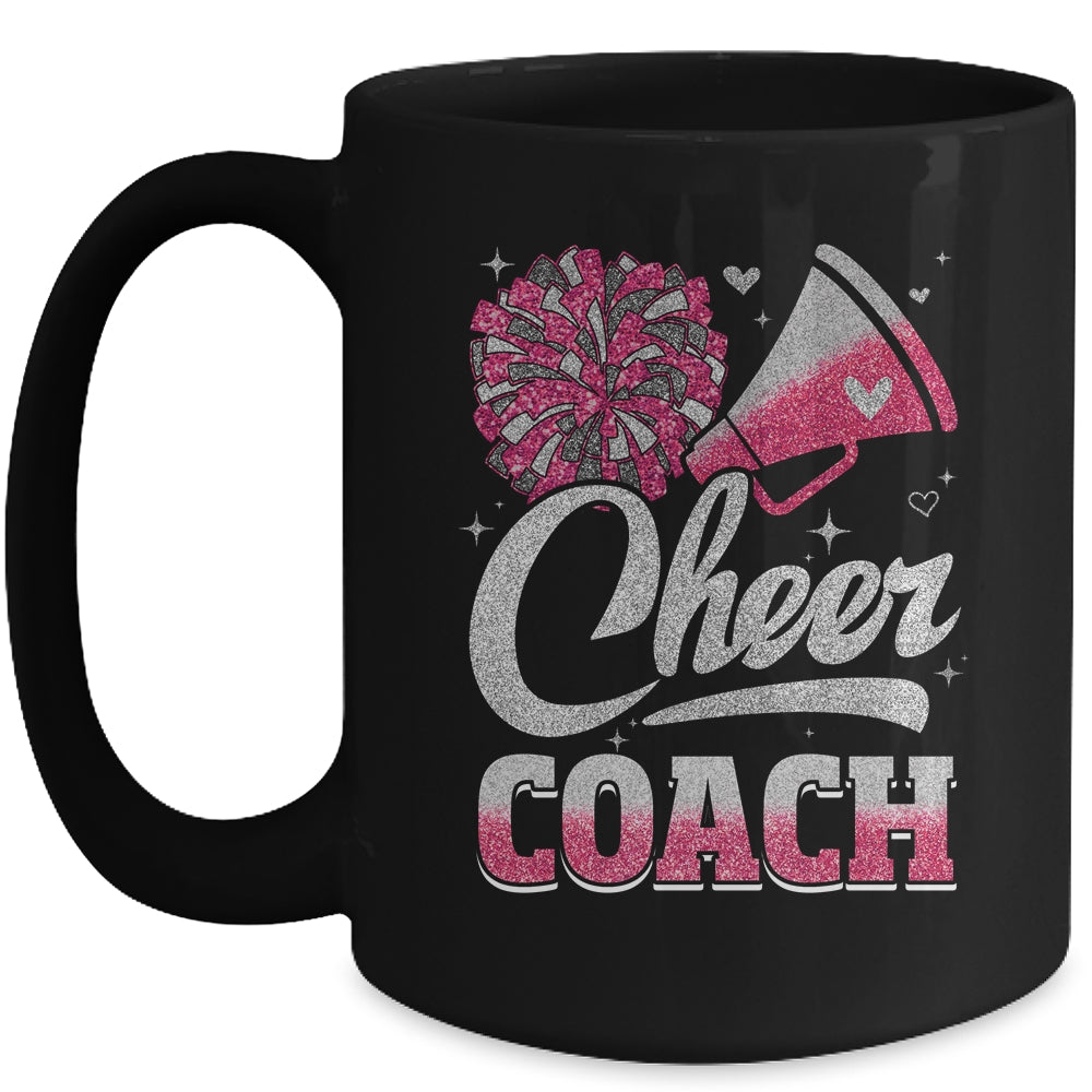 Cheer Coach Funny Cheerleader Cheerleading Pink Women Girl Mug | teecentury