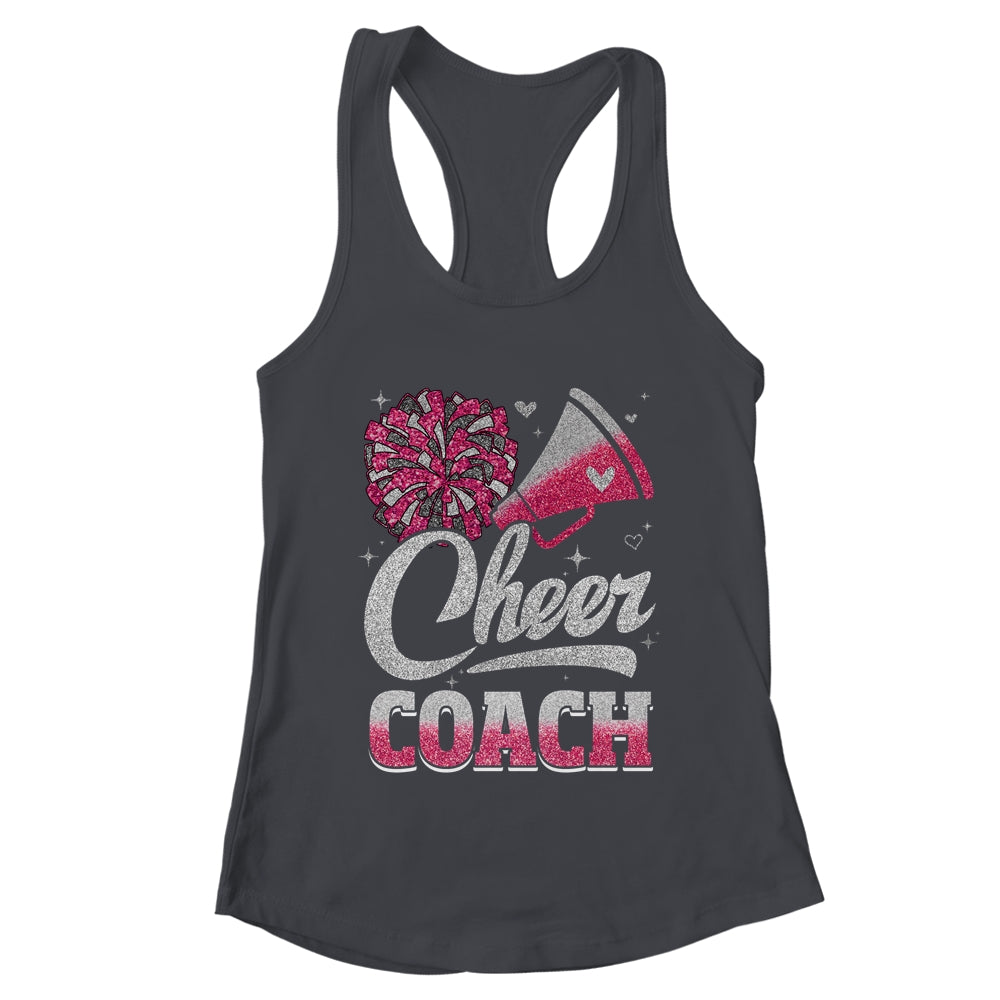 Cheer Coach Funny Cheerleader Cheerleading Pink Women Girl Shirt & Tank Top | teecentury