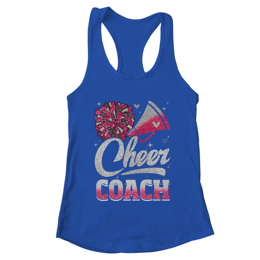 Cheer Coach Funny Cheerleader Cheerleading Pink Women Girl Shirt & Tank Top | teecentury