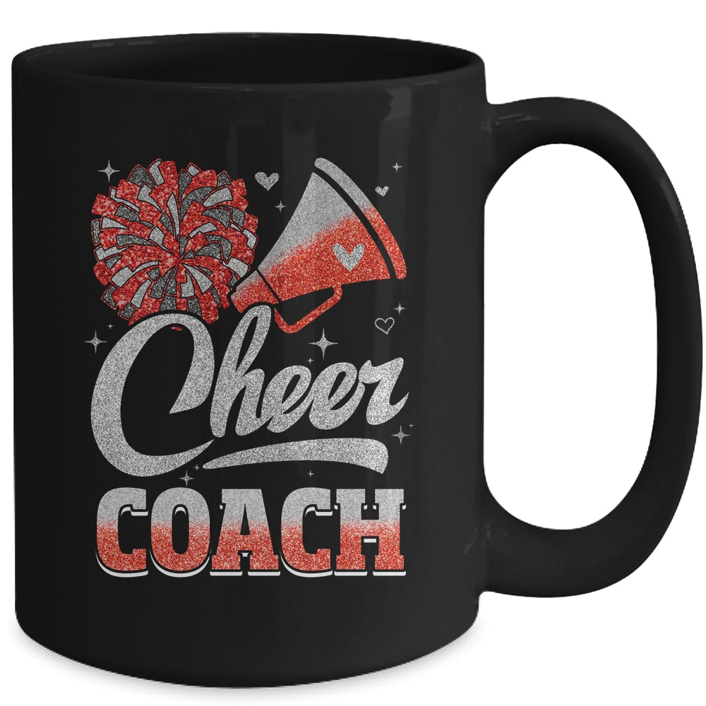Cheer Coach Funny Cheerleader Cheerleading Red Women Girl Mug | teecentury