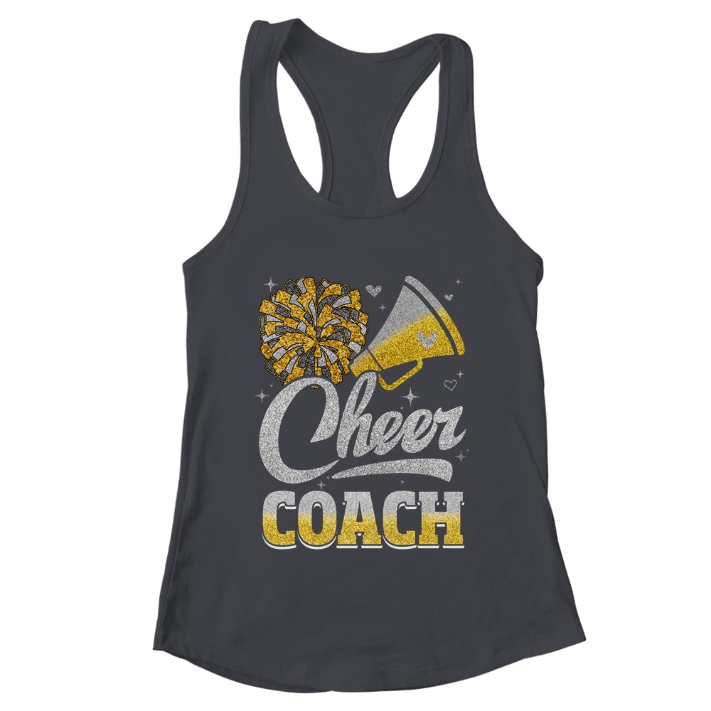 Cheer Coach Funny Cheerleader Cheerleading Yellow Women Girl Shirt & Tank Top | teecentury