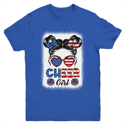 Cheer Girl American Flag Cheerleading Cheerleader Youth Teen Youth Shirt | teecentury