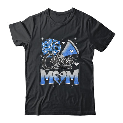 Cheer Mom Blue Cheerleading Football For Women Graphic Shirt & Tank Top | teecentury