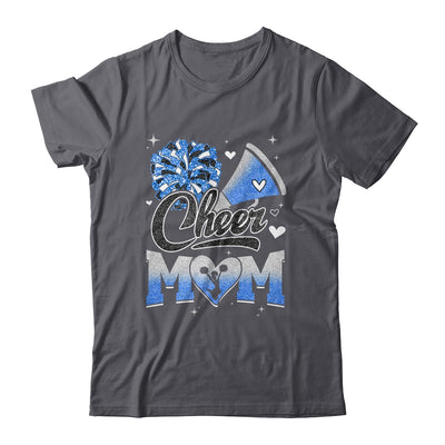 Cheer Mom Blue Cheerleading Football For Women Graphic Shirt & Tank Top | teecentury